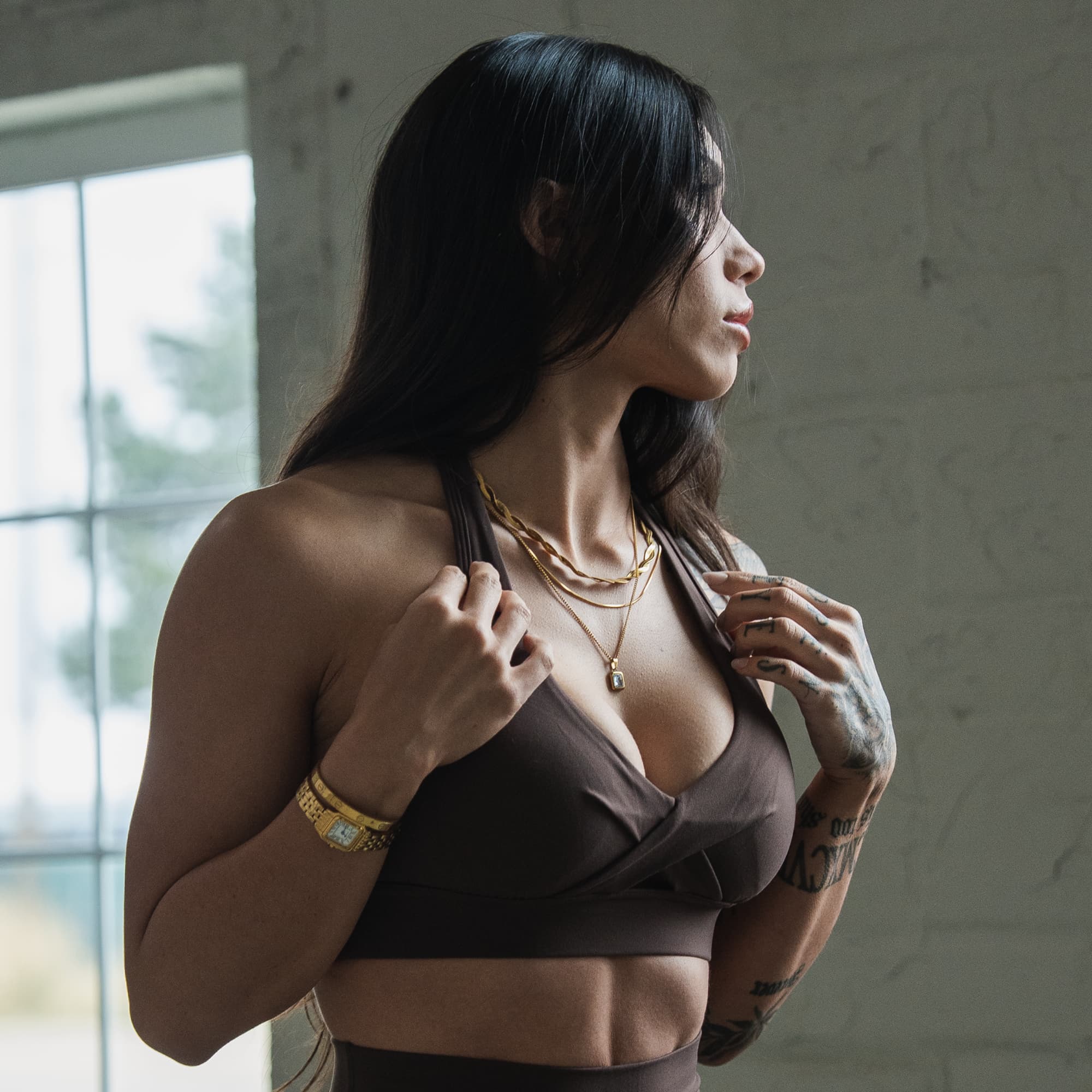 Axis Twisted Halter Bra - Image 14