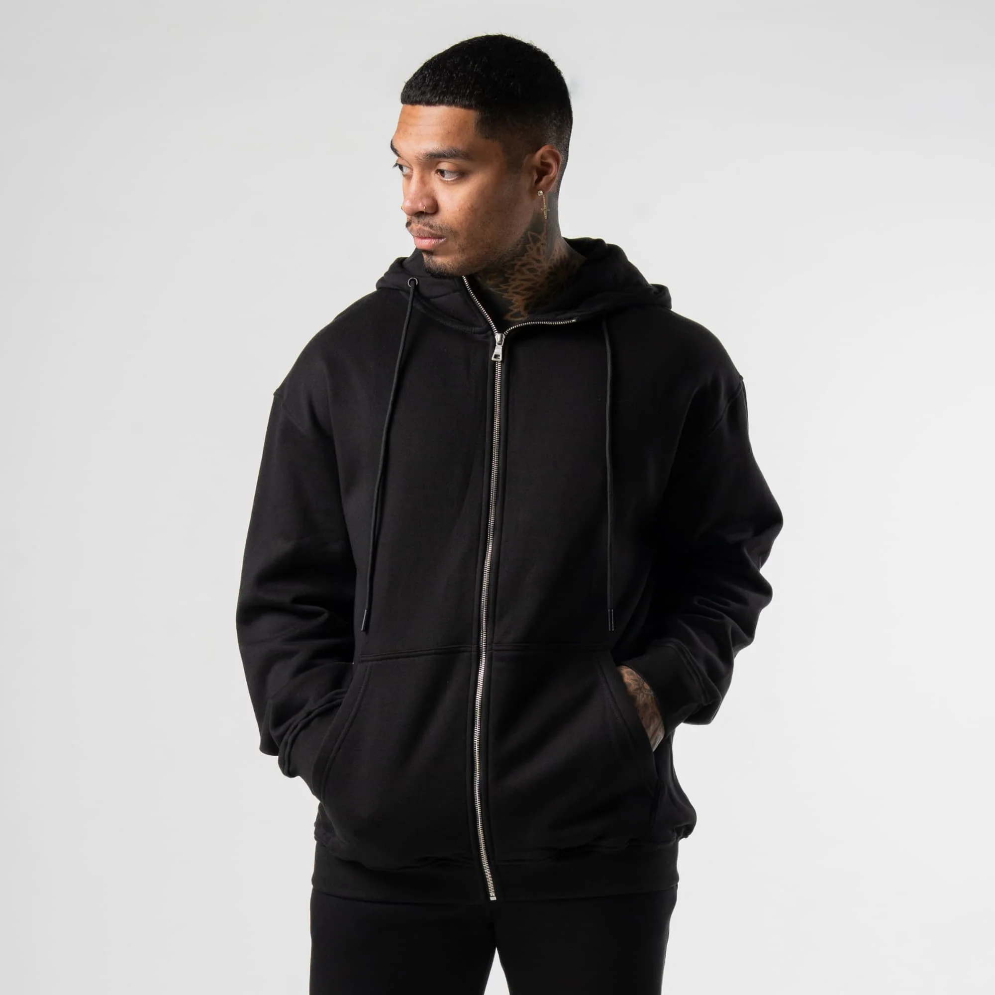 Axis Zip-Up Set - Black - Image 4