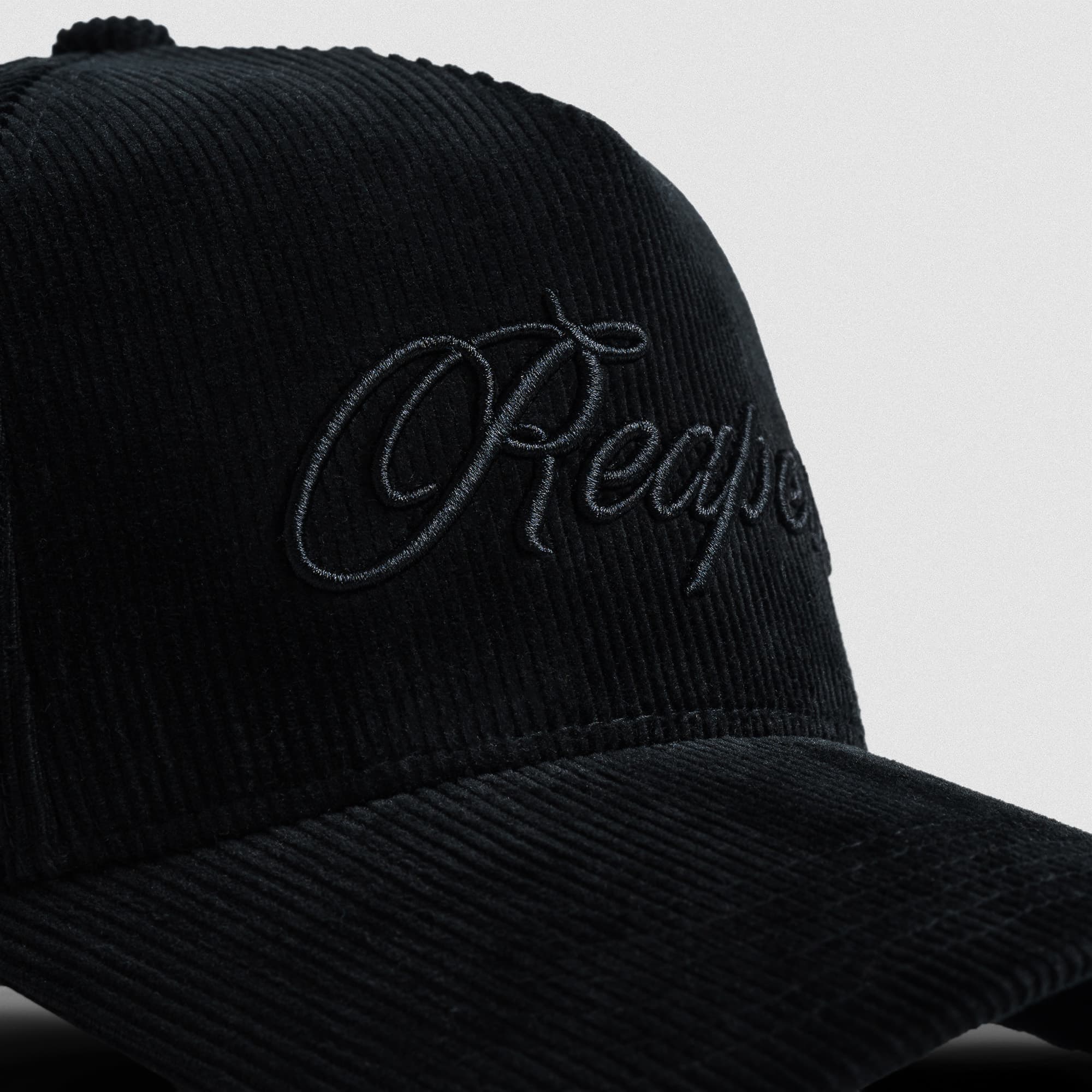 Corduroy Reapers 5-Panel Hat - Black/Black - Image 4