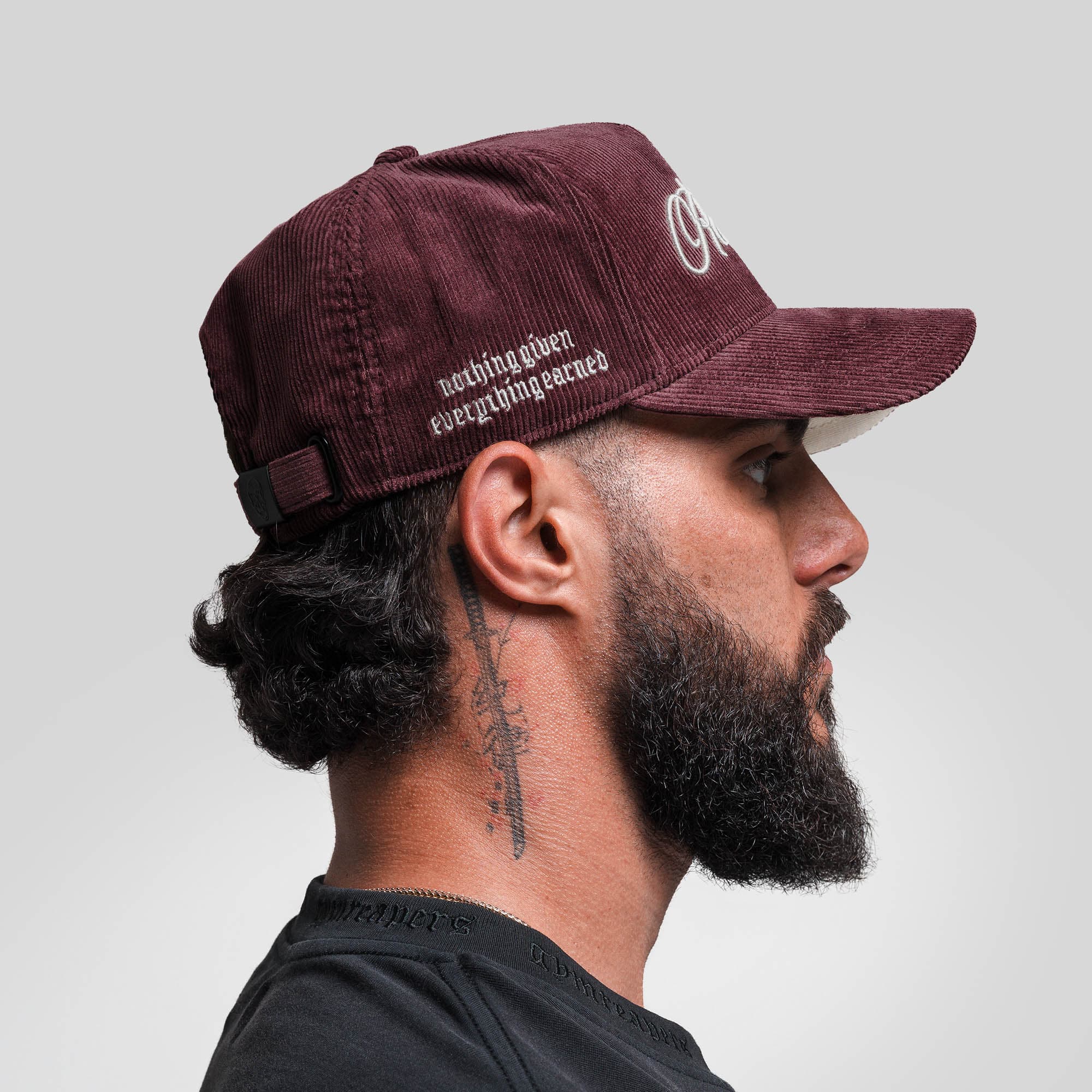 Corduroy Reapers 5-Panel Hat - Velvet/Tan - Image 6