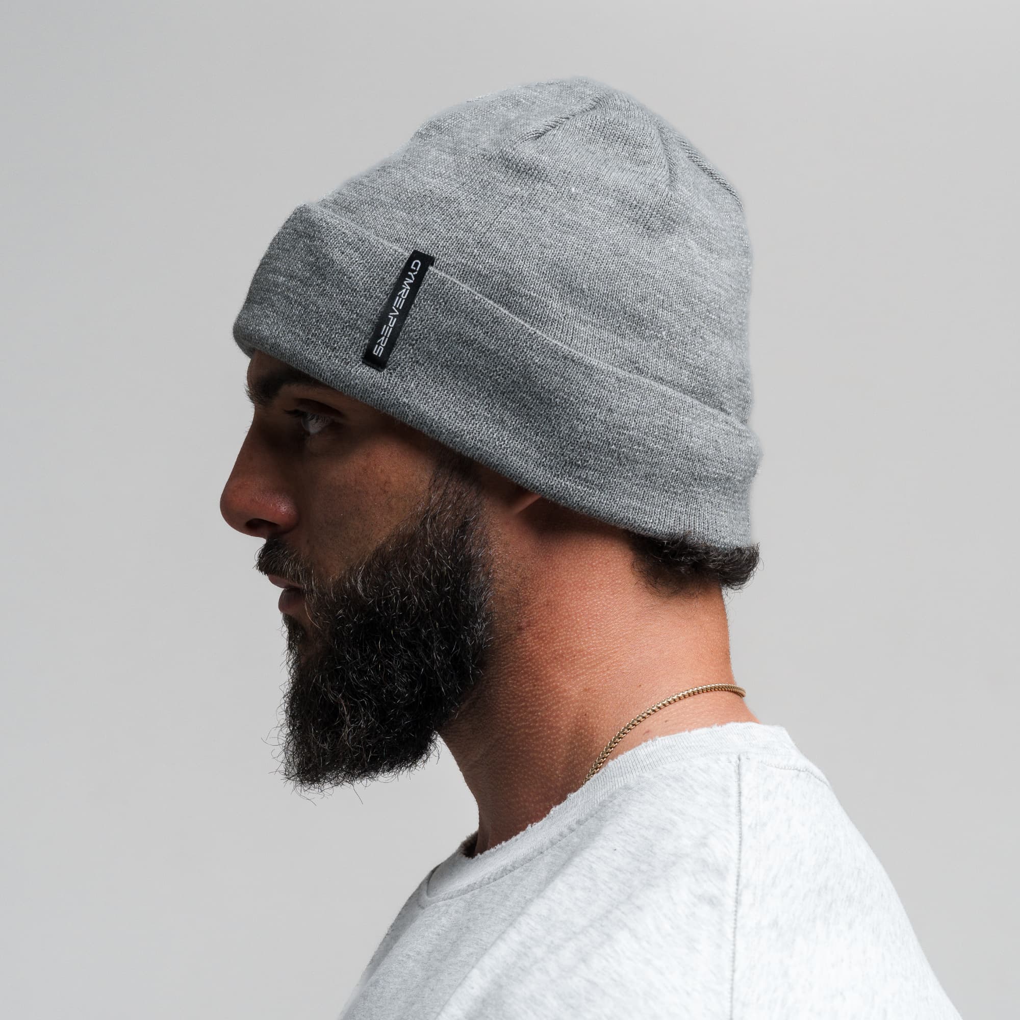 Core Knit Cuff Beanie - Dark Gray - Image 3