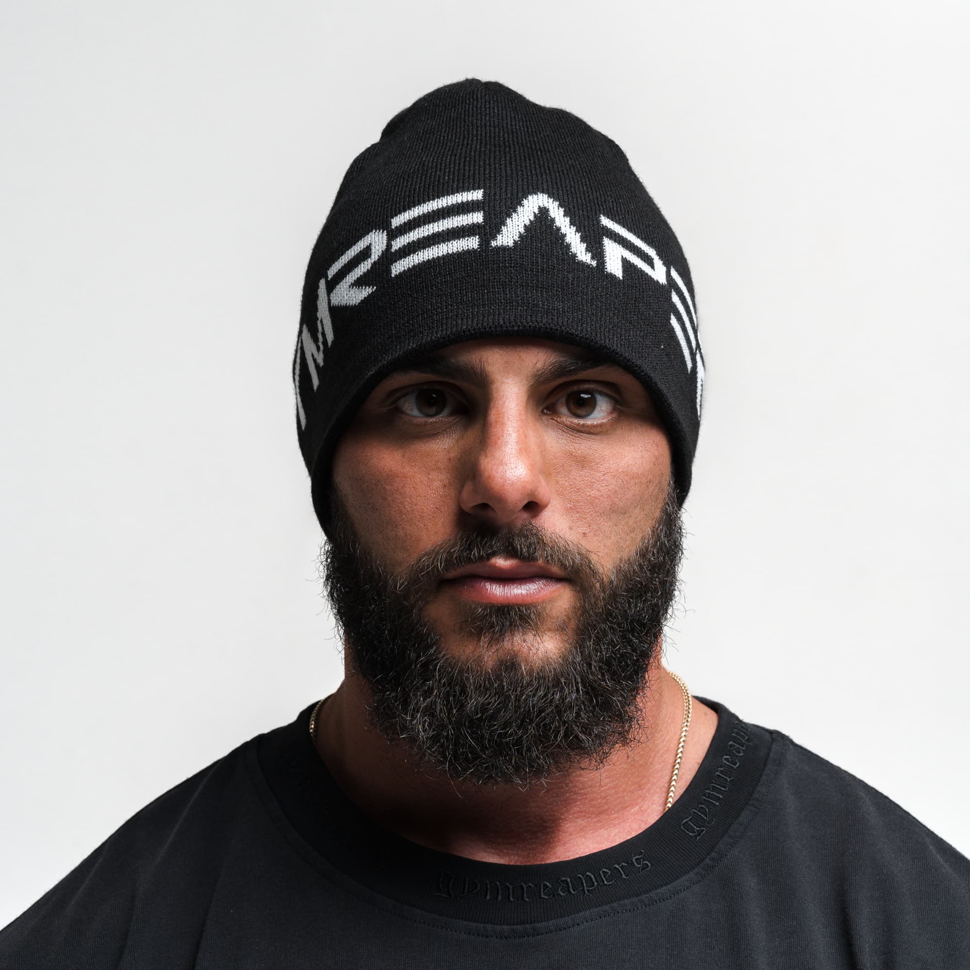Core Logo Skull Cap Beanie - Black - Image 2