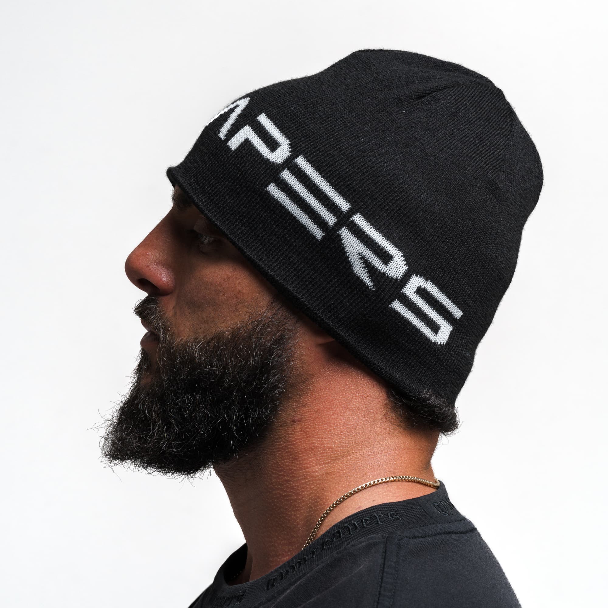Core Logo Skull Cap Beanie - Black - Image 3
