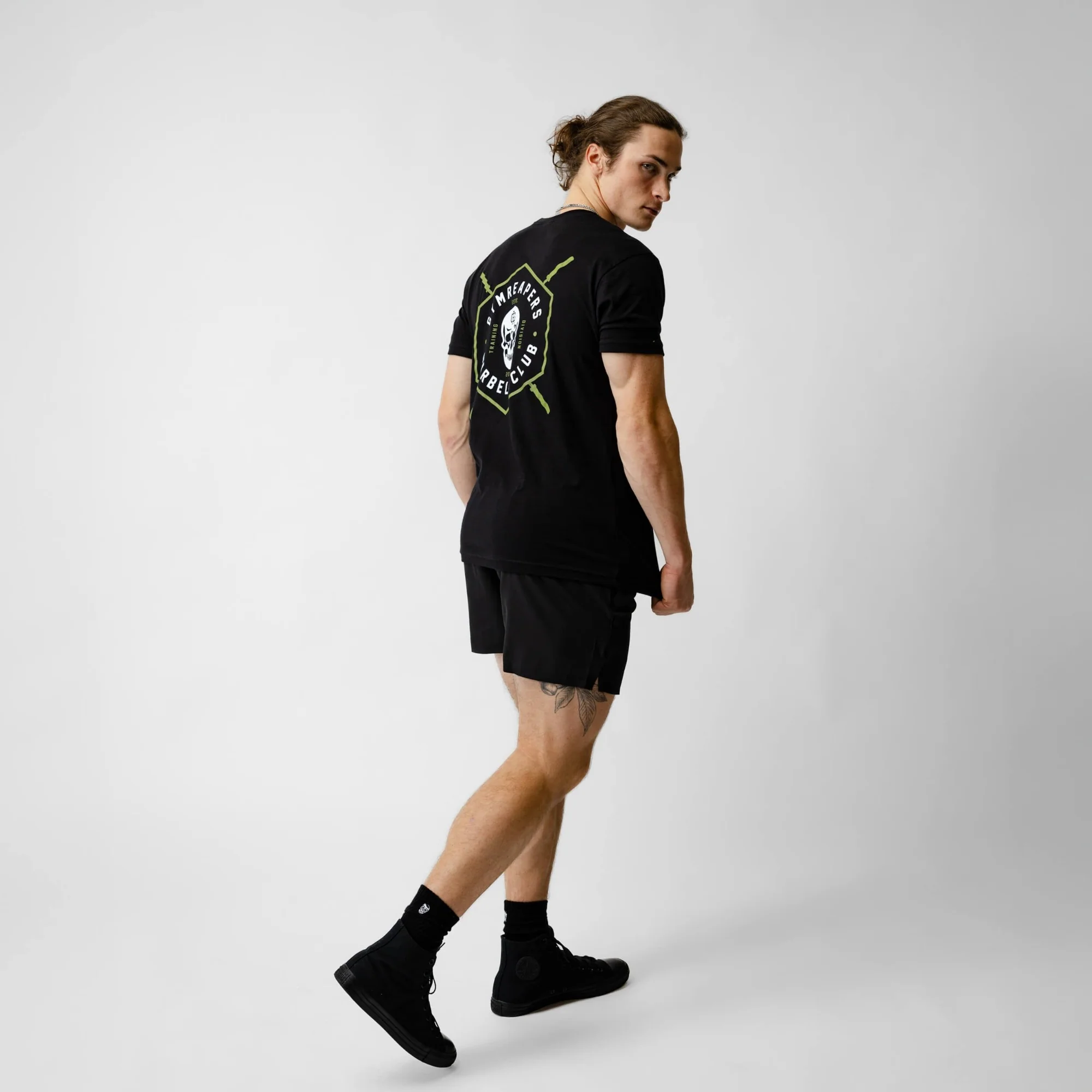 Gymreapers GR Tee - Black/White - Image 4