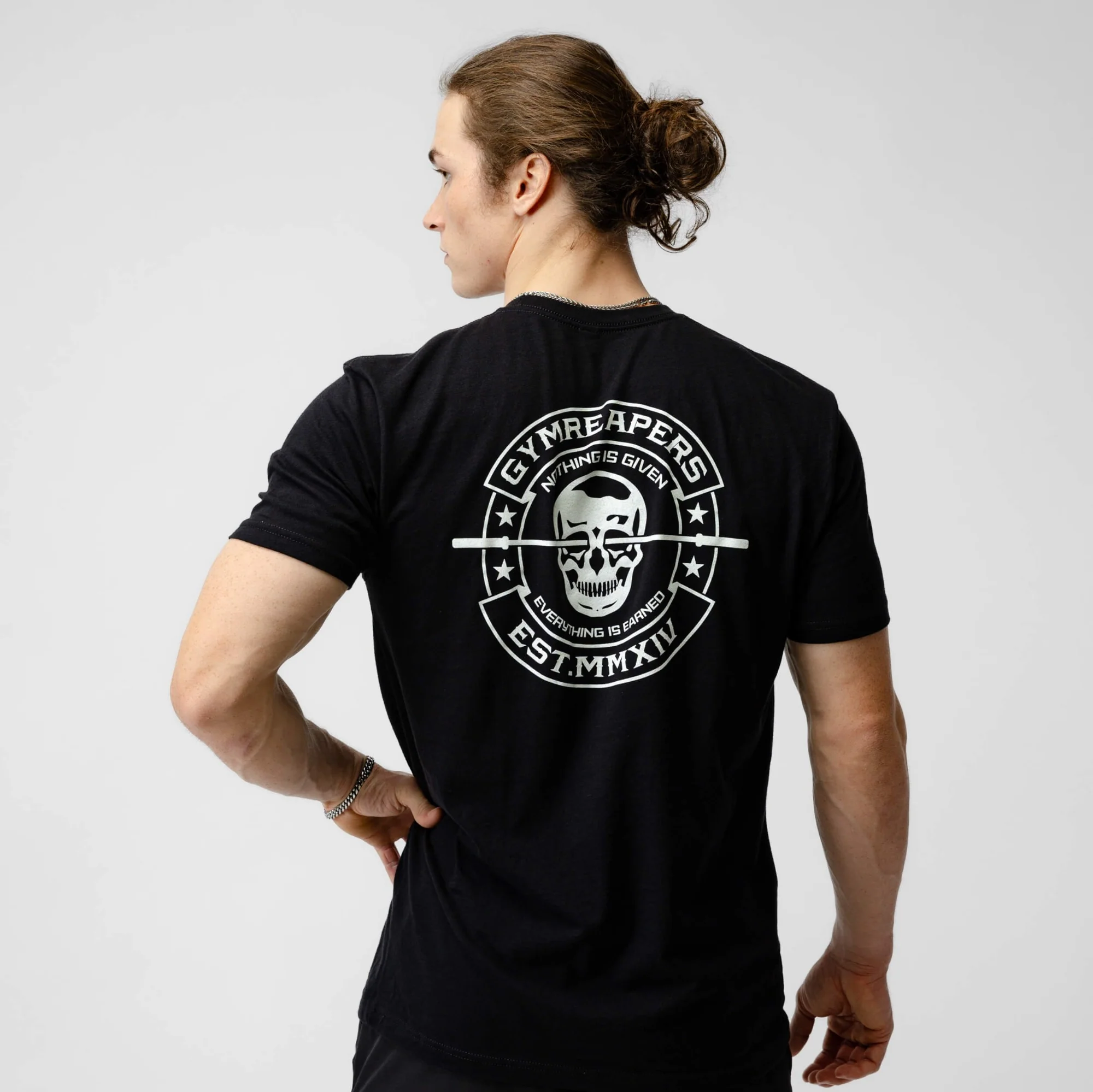 Gymreapers MMXIV Tee - Black/White - Image 3