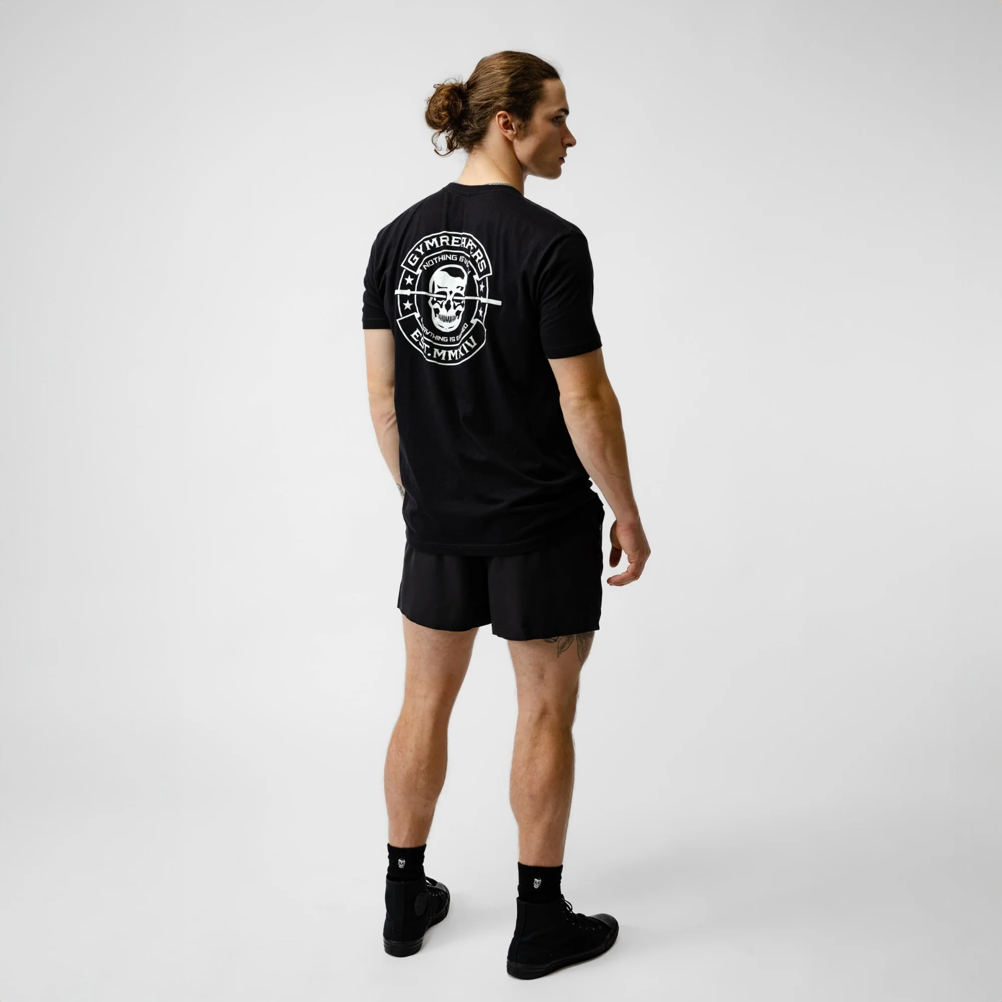 Gymreapers MMXIV Tee - Black/White - Image 5