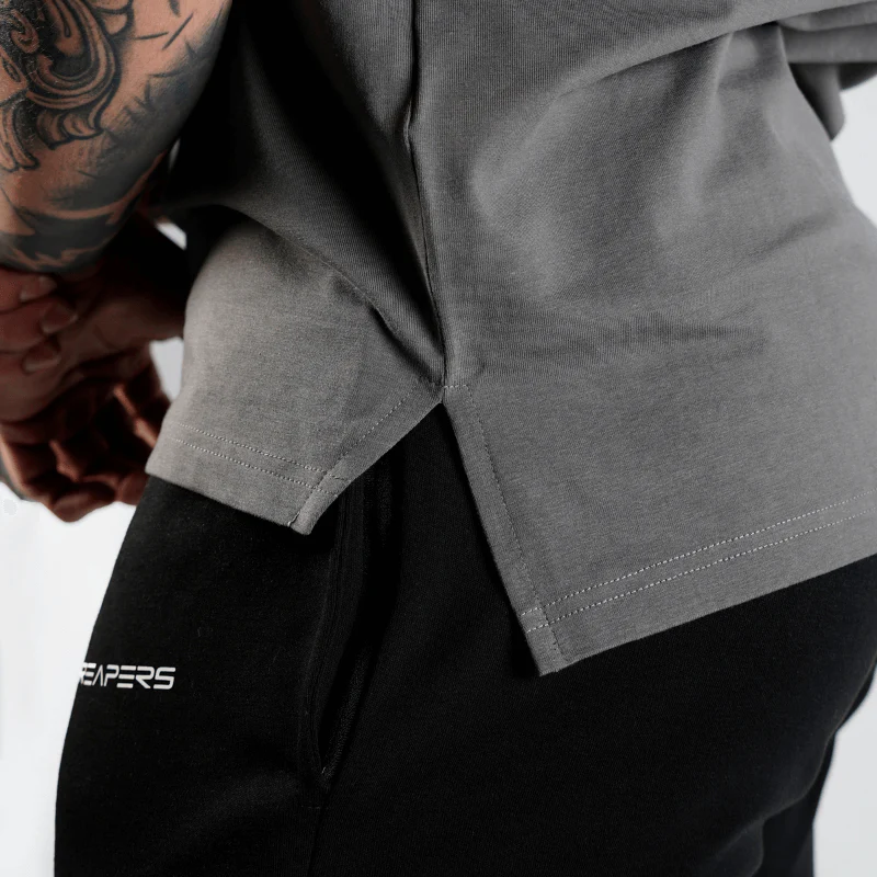 Gymreapers Muscle Tank - Charcoal - Image 4