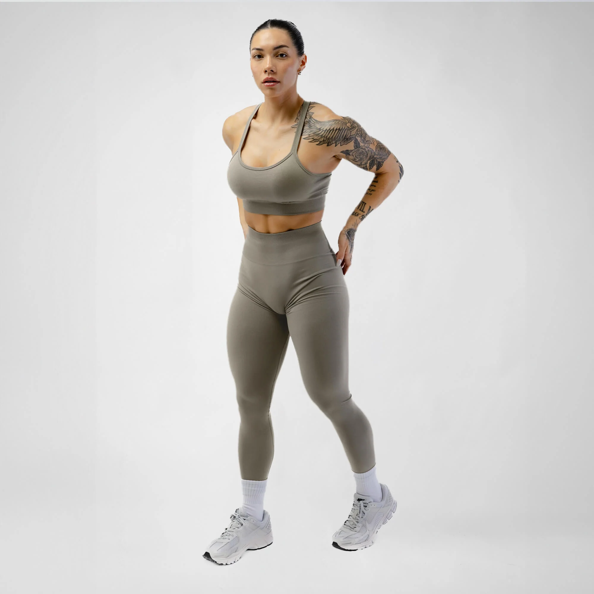 Halo Leggings - Deep Taupe - Image 4