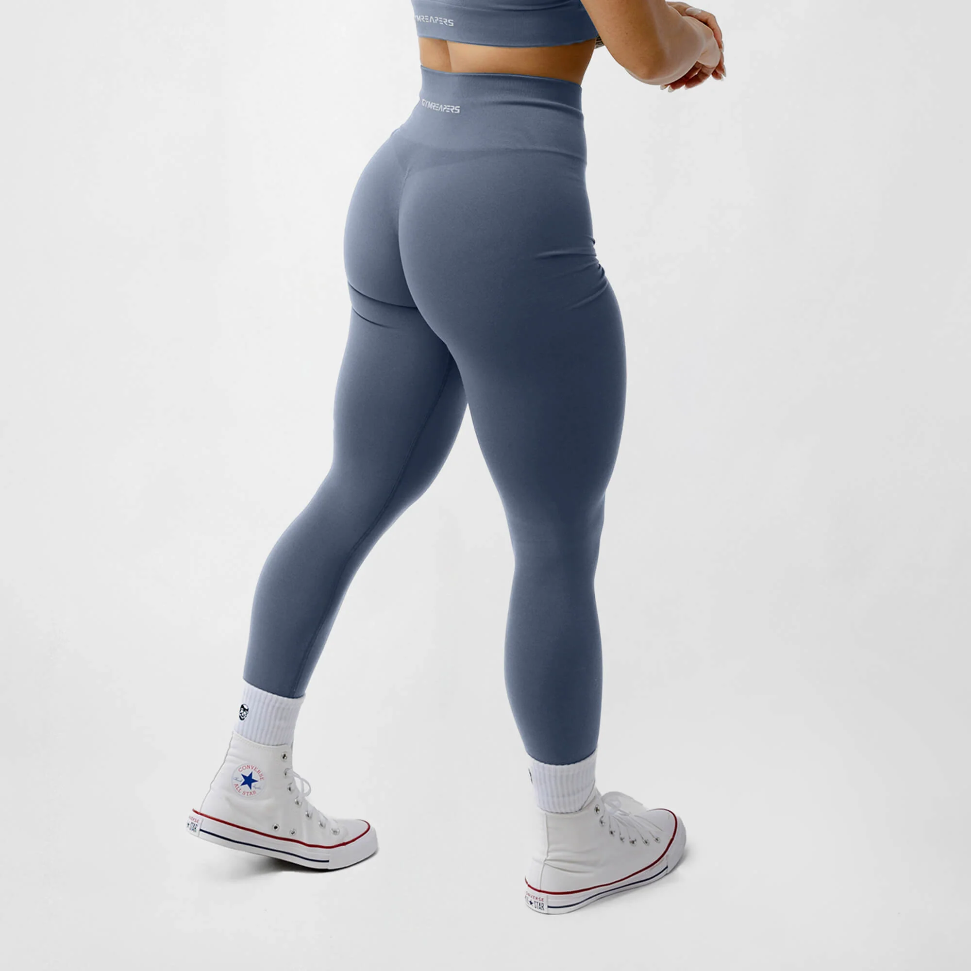Halo Leggings - Pale Blue - Image 2