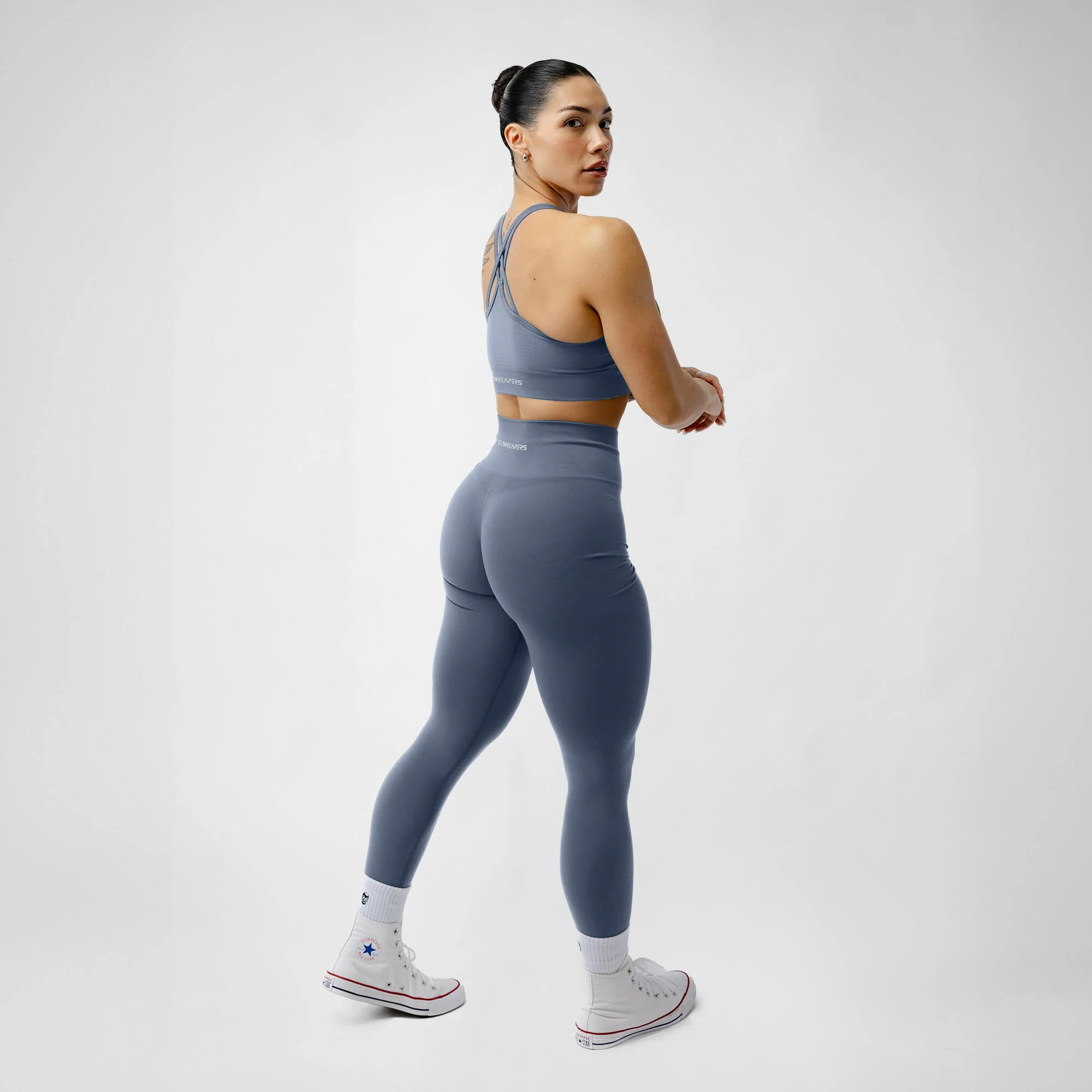 Halo Leggings - Pale Blue - Image 5