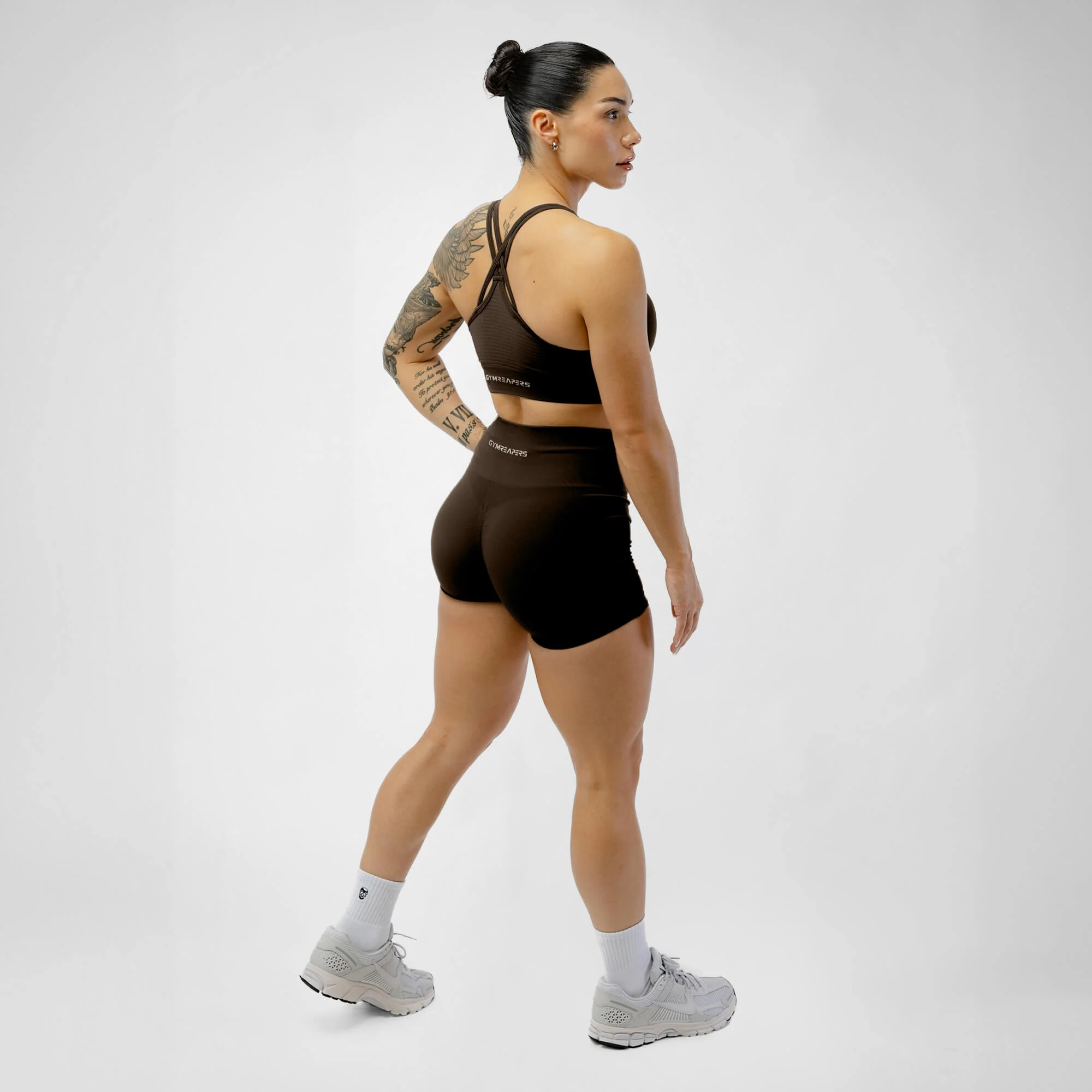 Halo Shorts - Chocolate - Image 3
