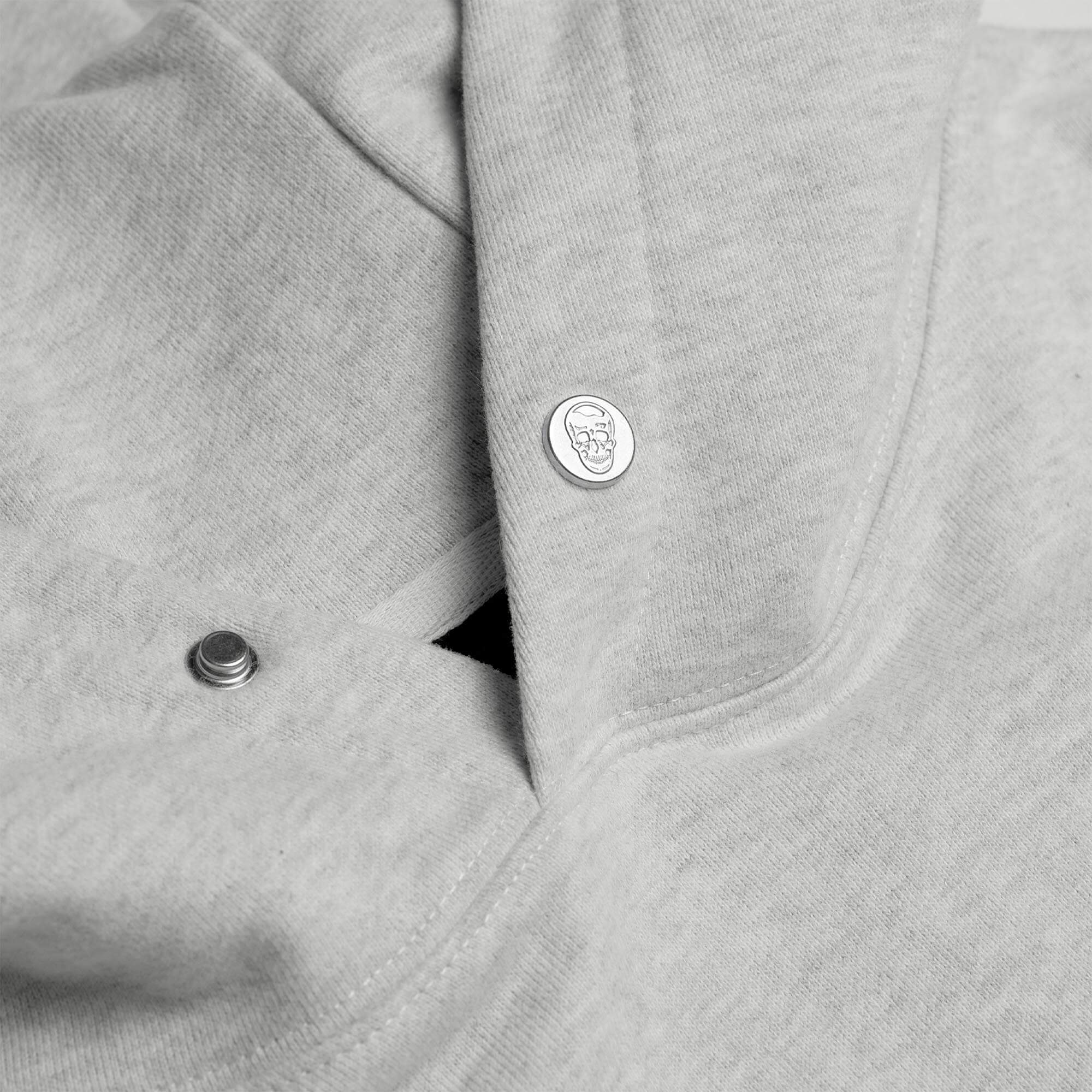 Heavyweight Hoodie - Light Heather Gray - Image 3