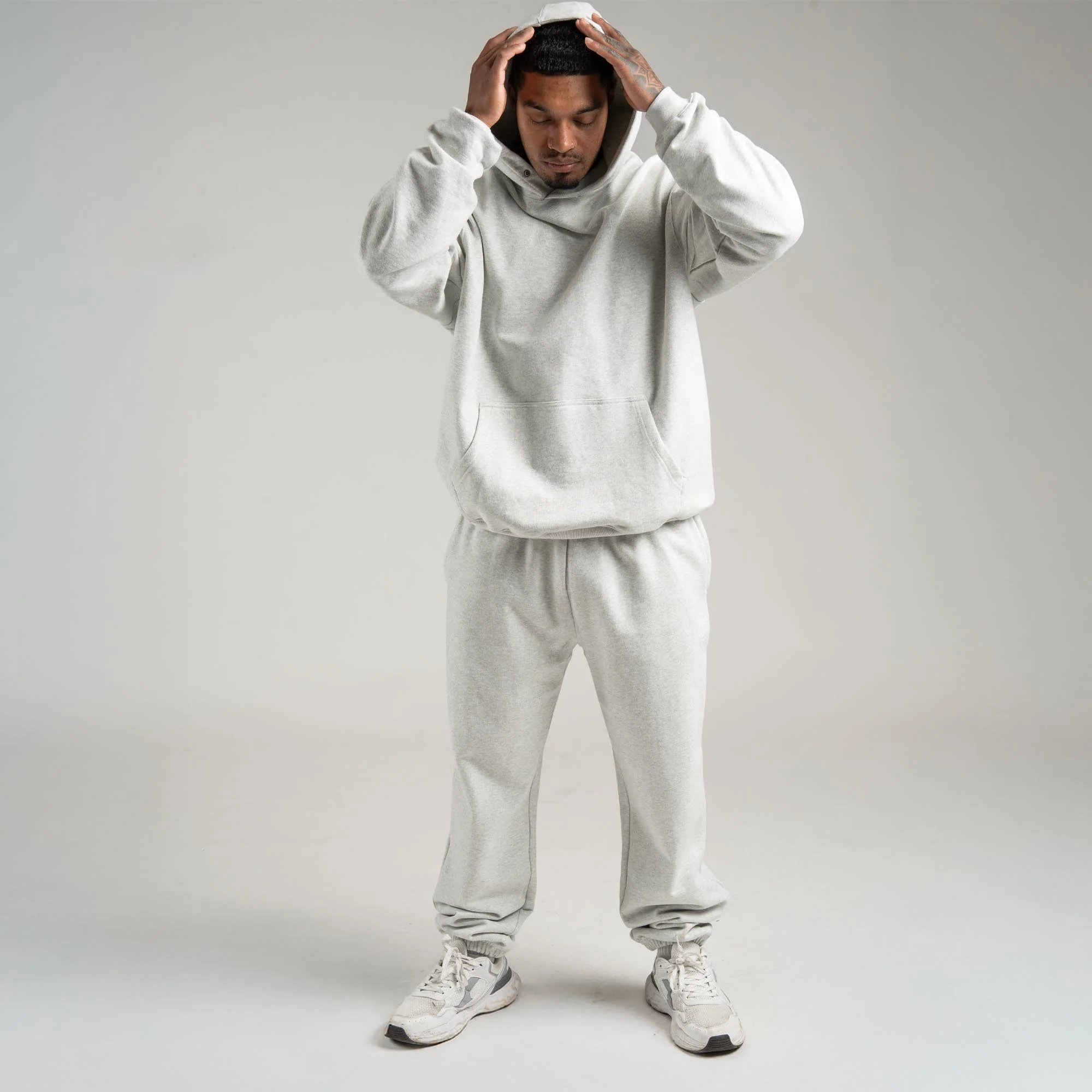 Heavyweight Jogger - Light Heather Gray - Image 5