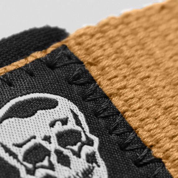 Lifting Straps | Premium Padded Weightlifting Straps - Tan - Image 5