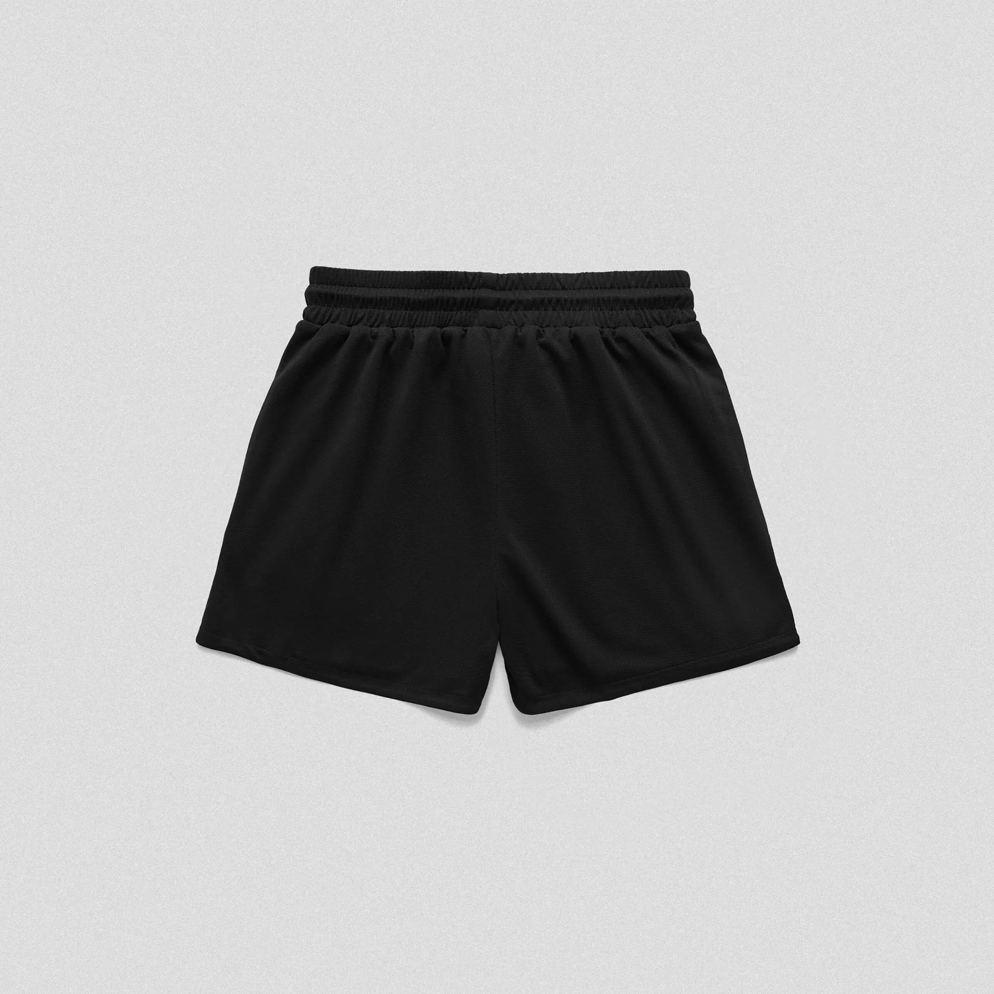 Mesh Training Shorts - Black/White - Image 2