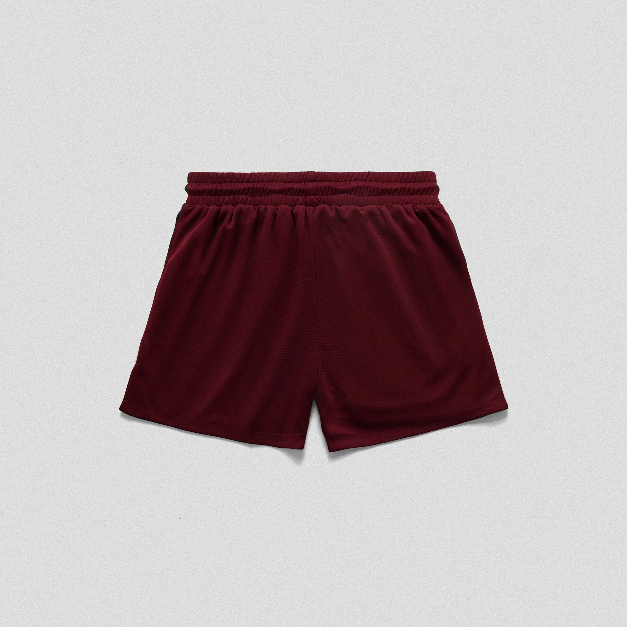 Mesh Training Shorts - Burgundy - Image 2