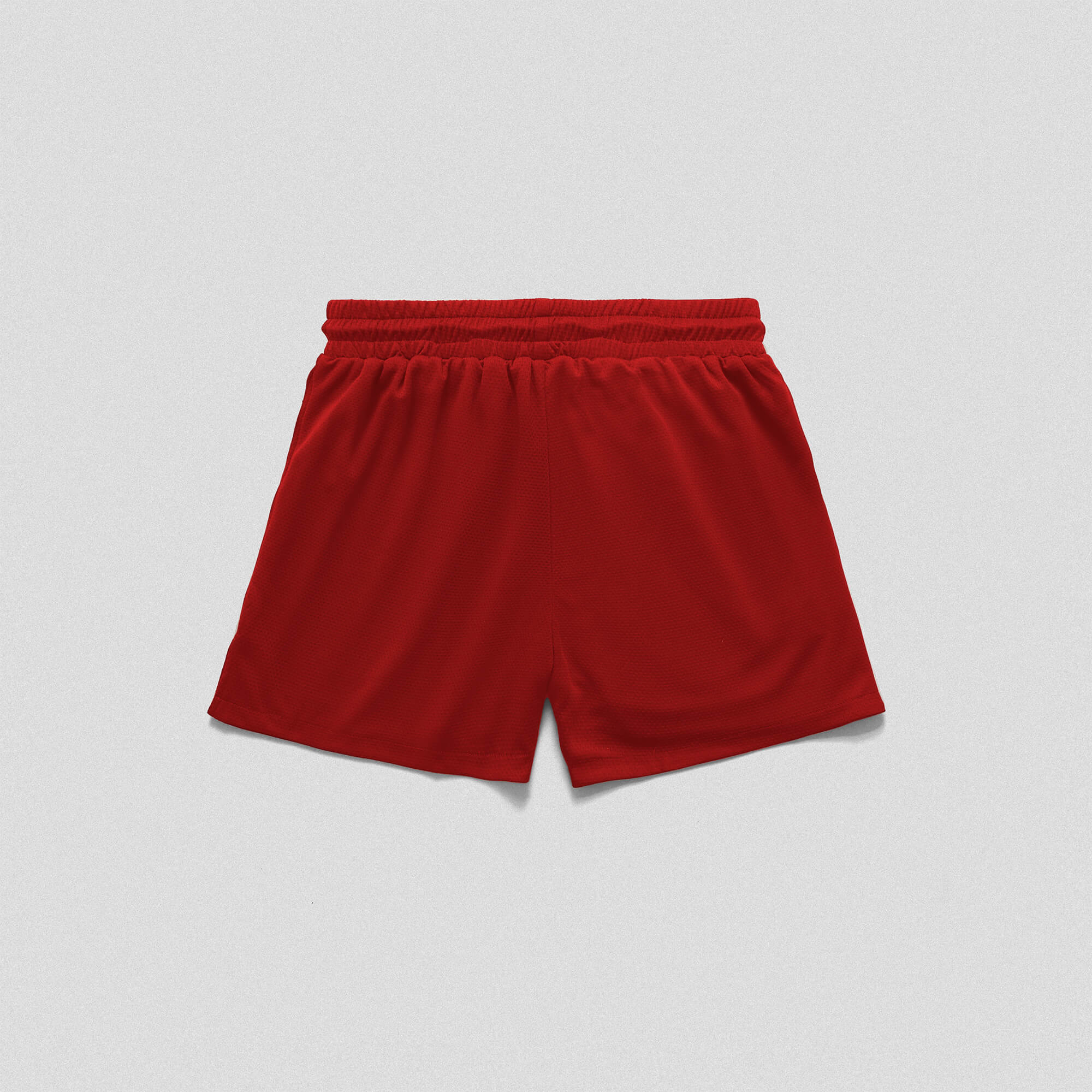 Mesh Training Shorts - Red - Image 2