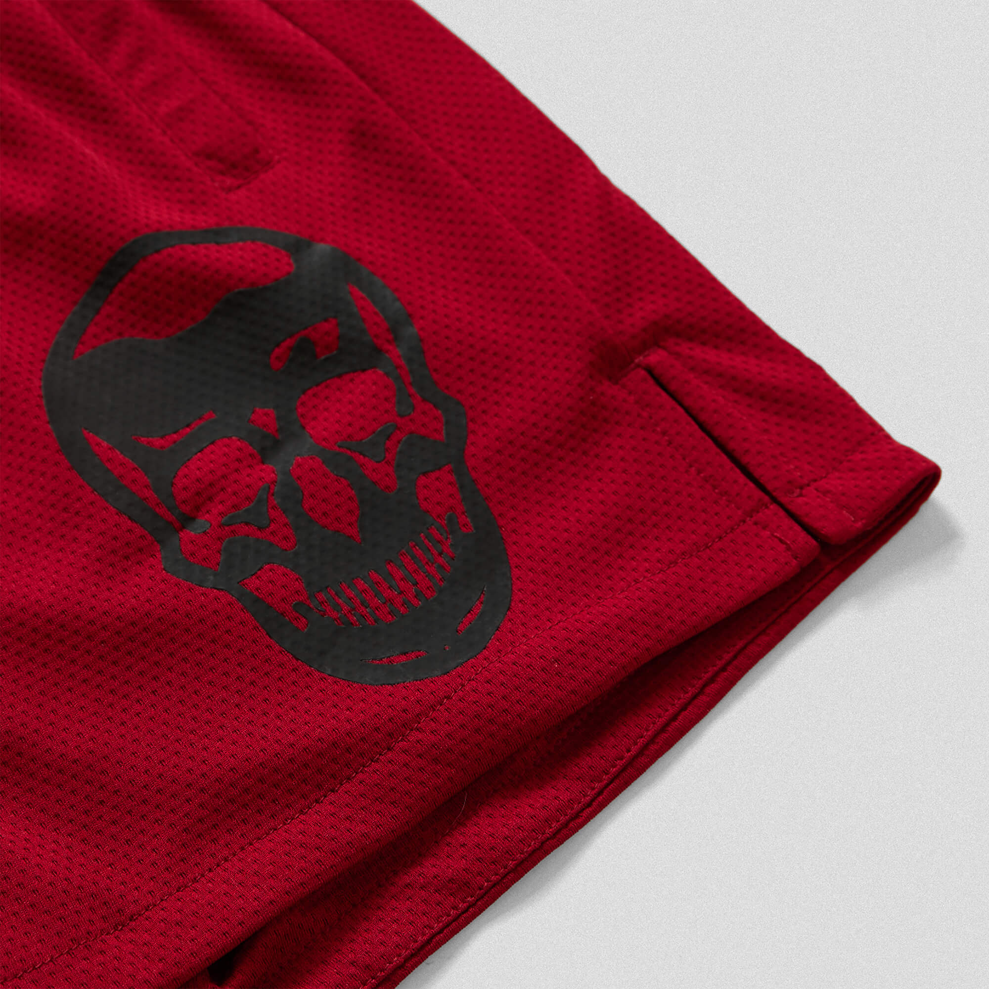 Mesh Training Shorts - Red - Image 3