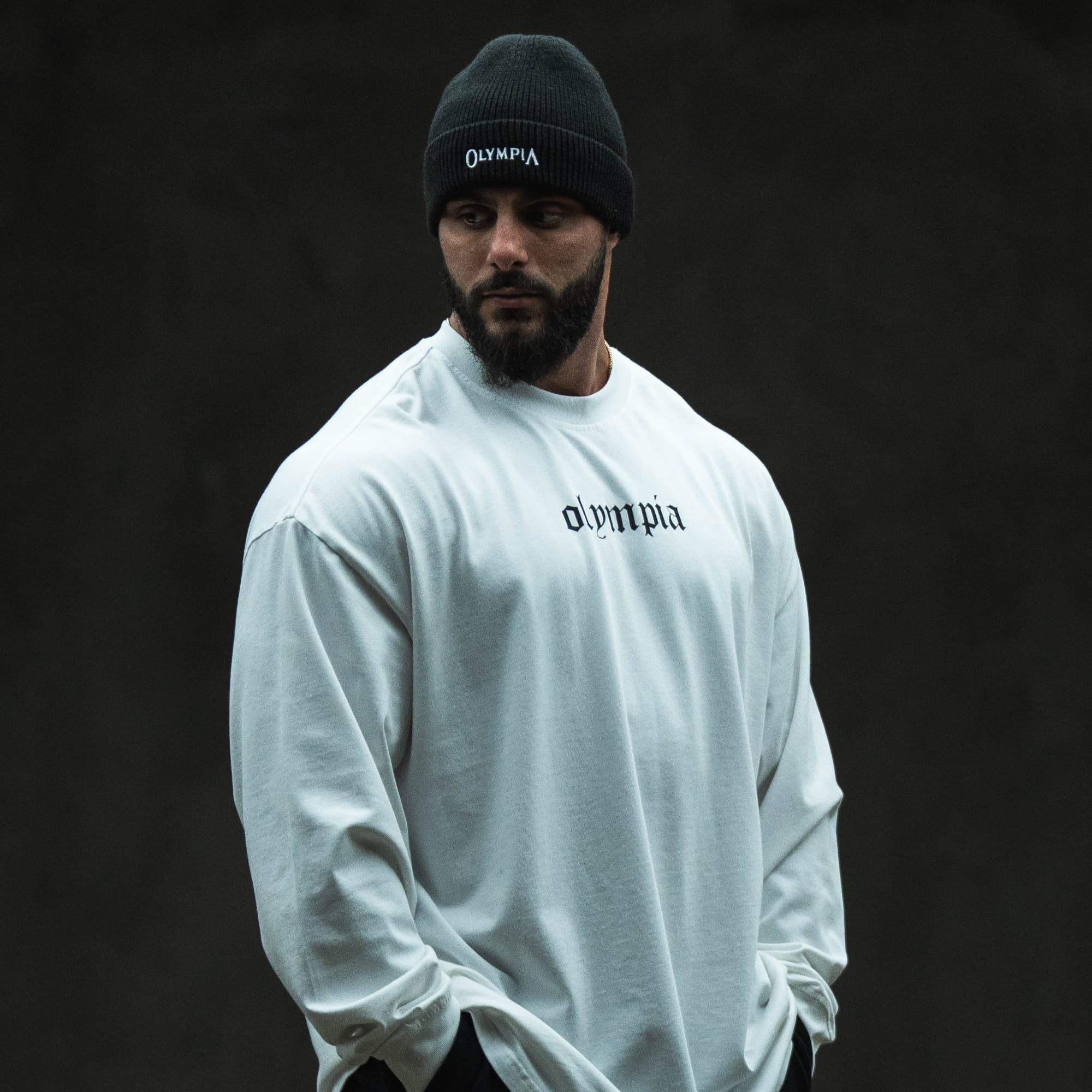 Olympia Ribbed Knit Beanie - Image 3