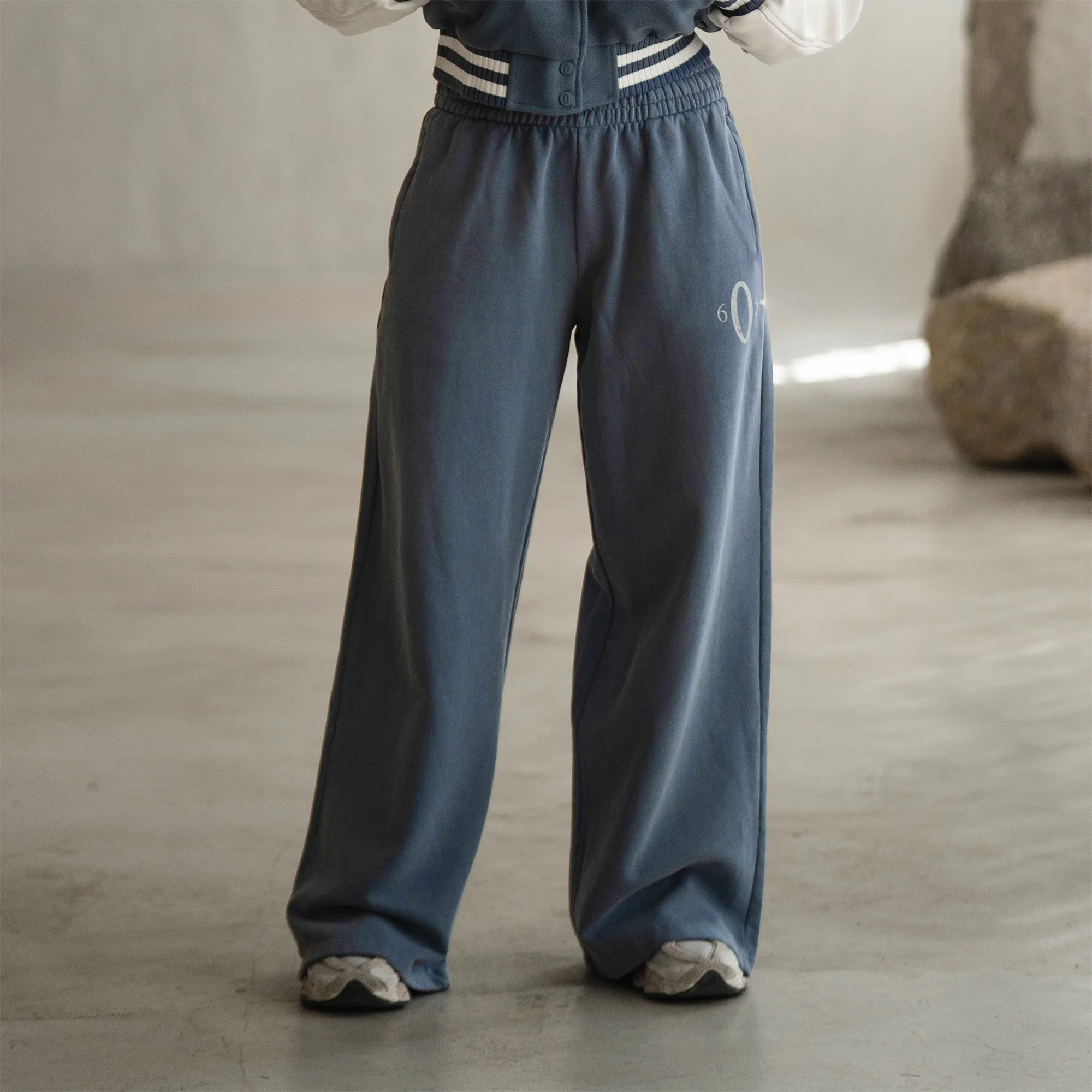 Olympia Wreath Wide Leg Jogger