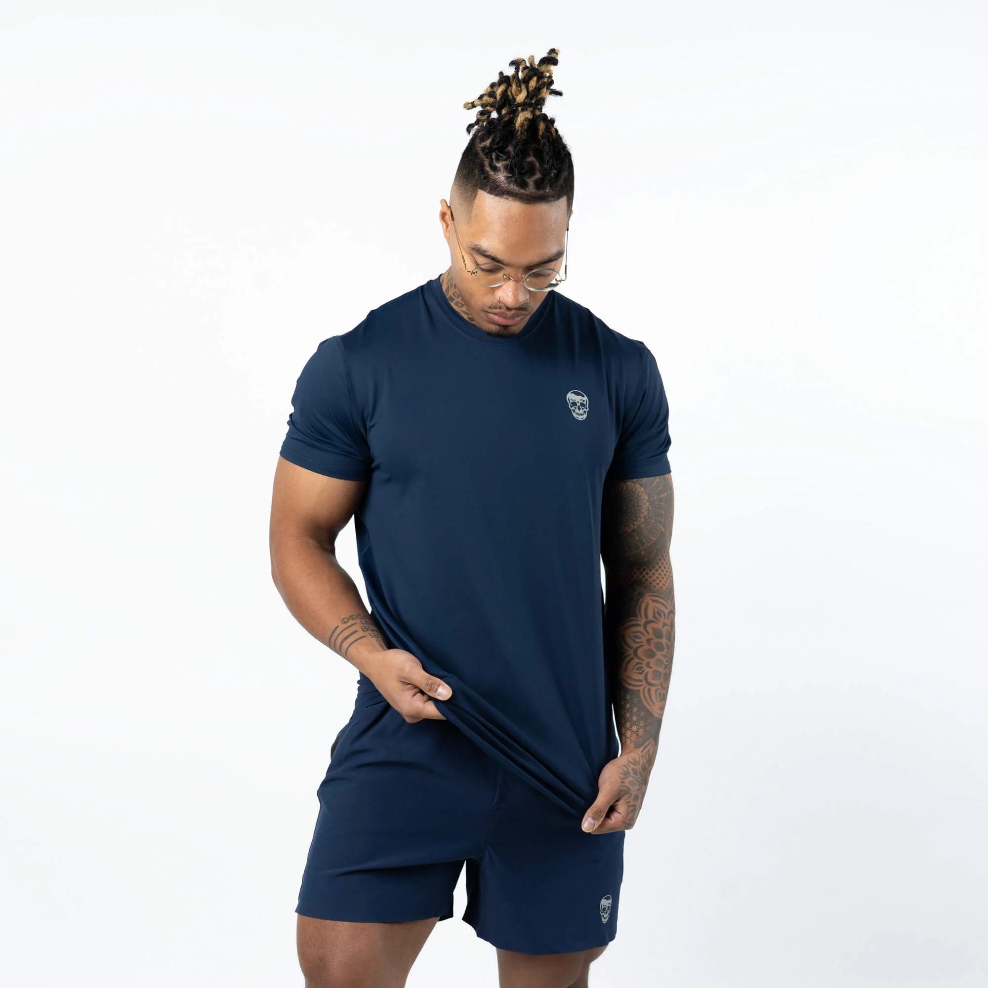 Performance Short Sleeve Shirt - Navy - Image 6
