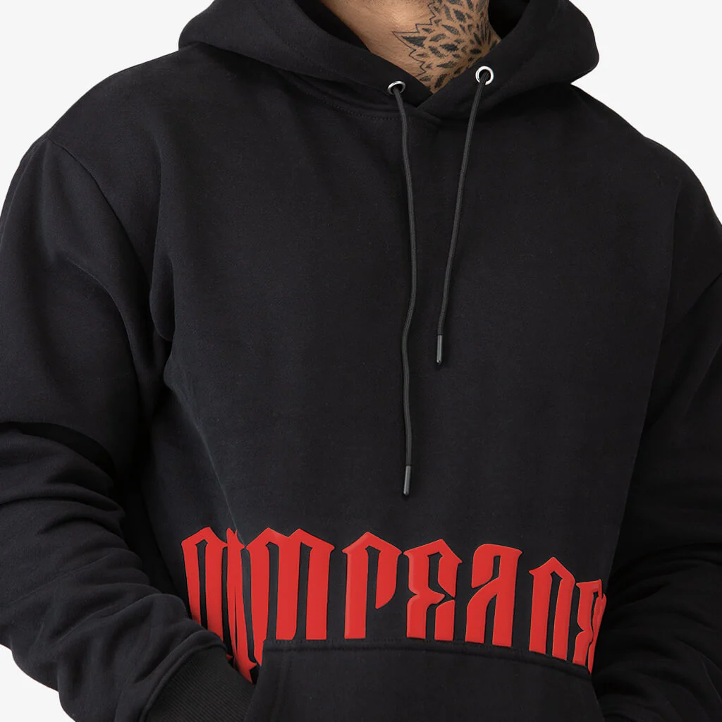 Phantom Hoodie - Black/Red - Image 3