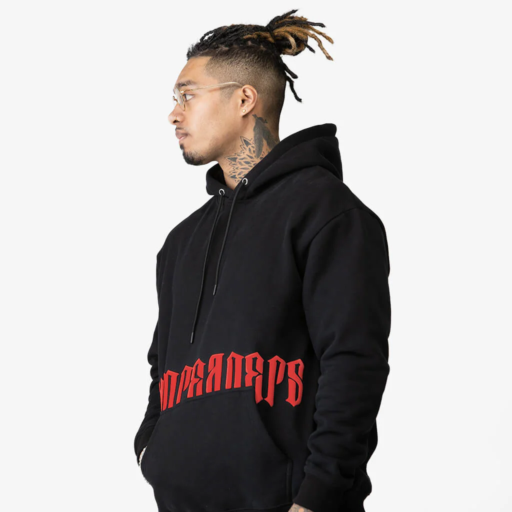 Phantom Hoodie - Black/Red - Image 4