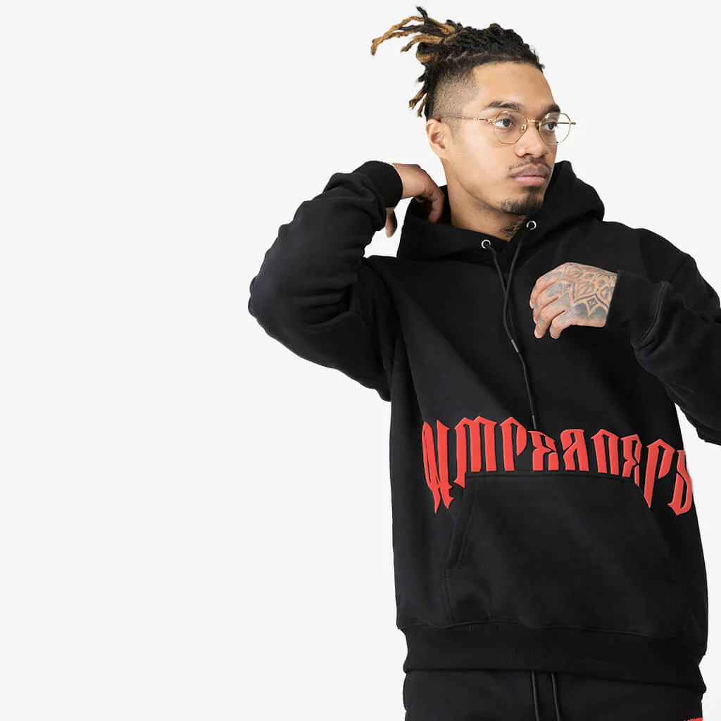 Phantom Hoodie - Black/Red - Image 5