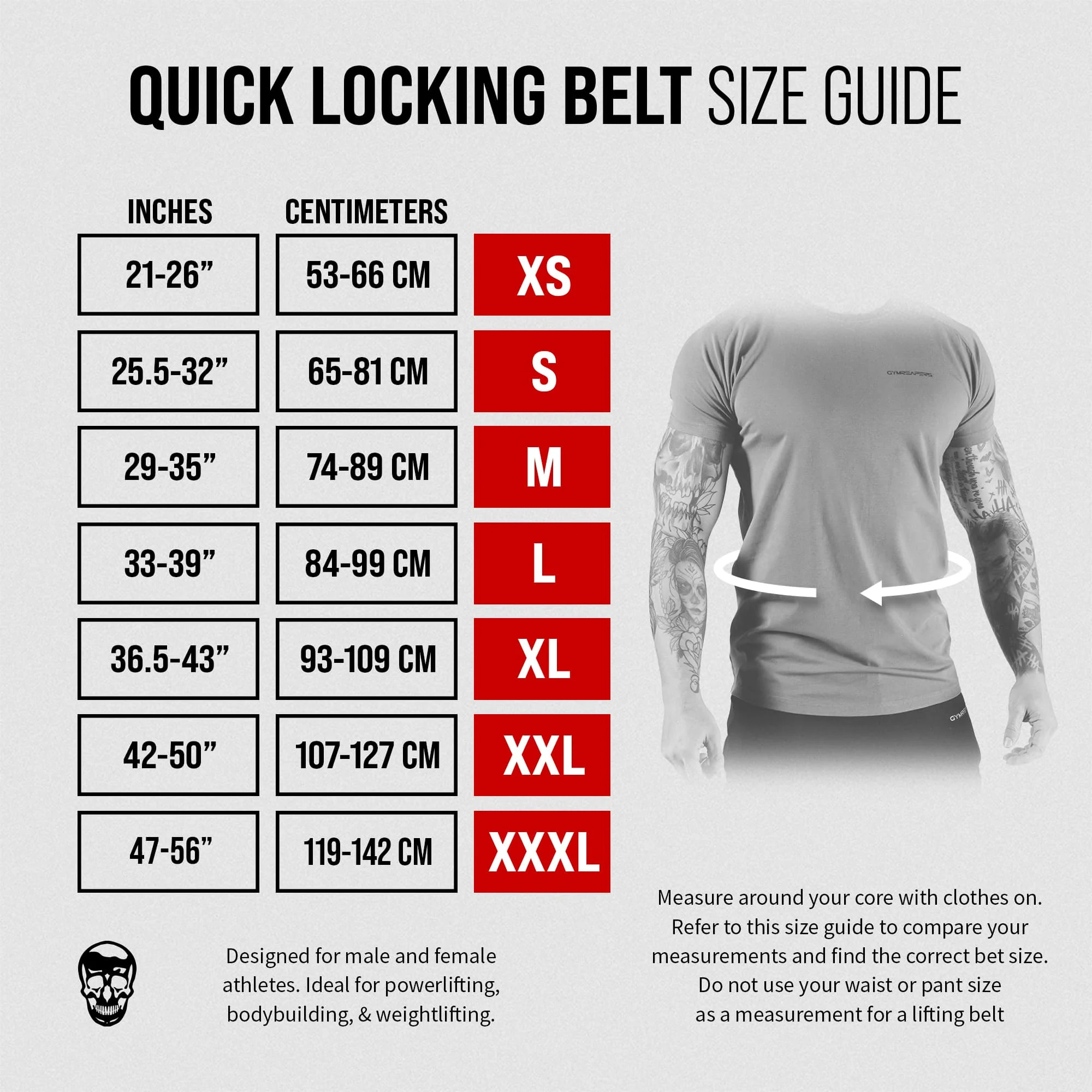 Quick Locking Weightlifting Belt | Premium Back Support - Gray - Image 6