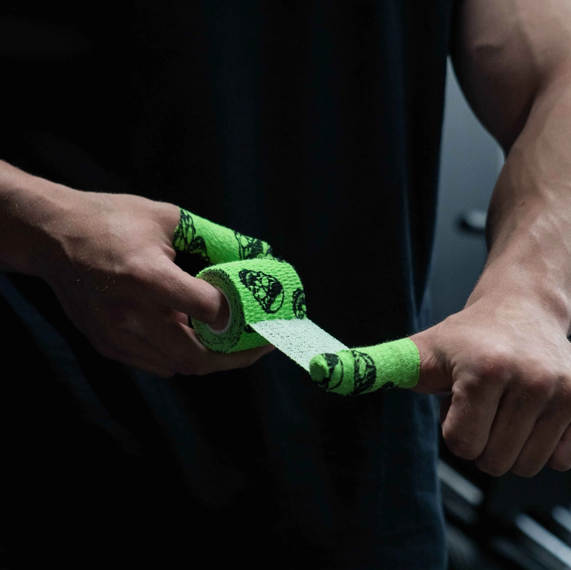Gymreapers Skull Tape - Neon Green - Image 6