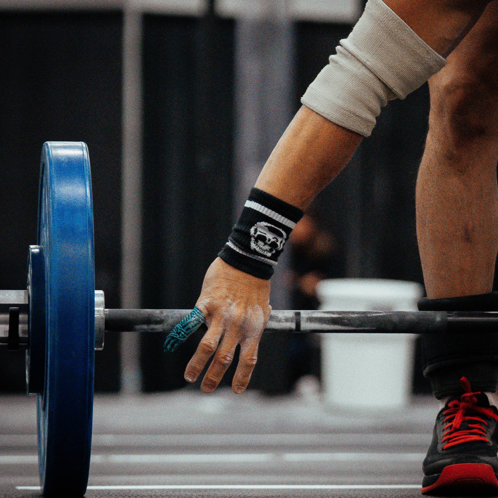Skull Wrist Bands - OD Green - Image 4