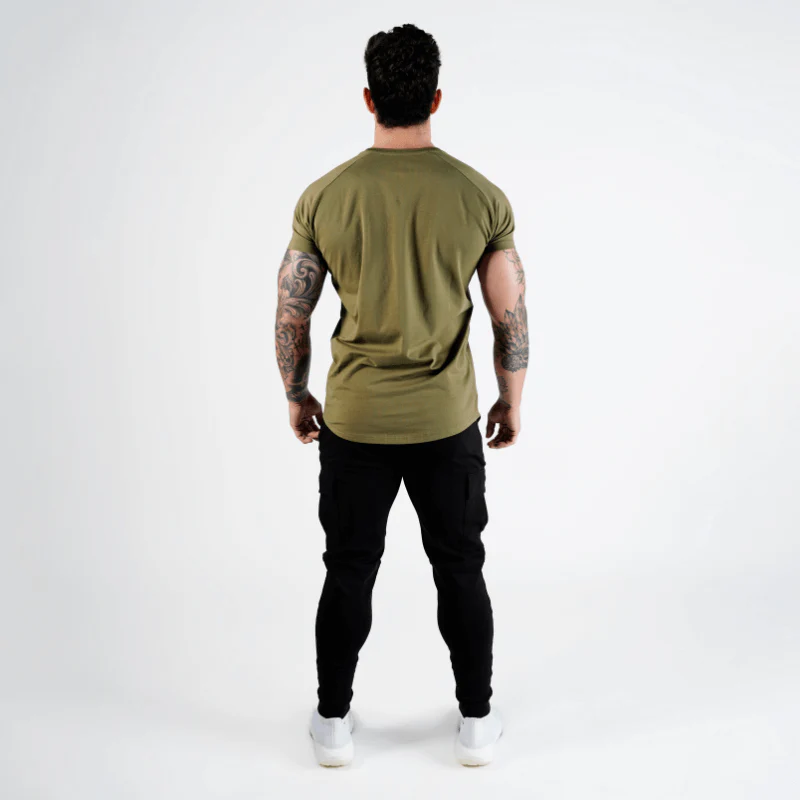 Slim Performance Tee - OD Green - Image 2