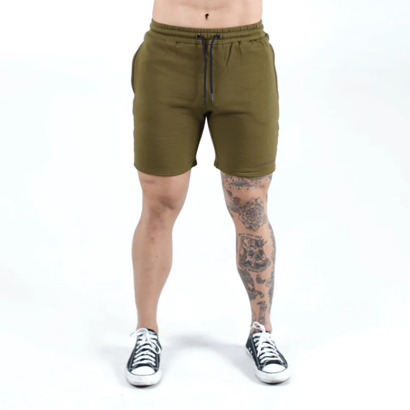 Essential Sweat Shorts - OD Green - Image 3