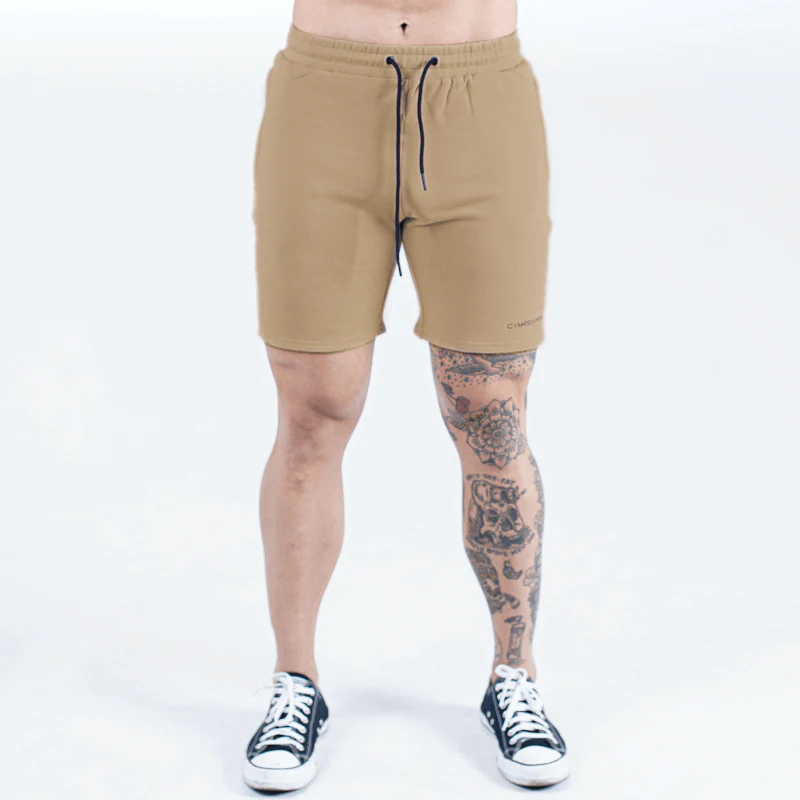 Essential Sweat Shorts - Tan - Image 3