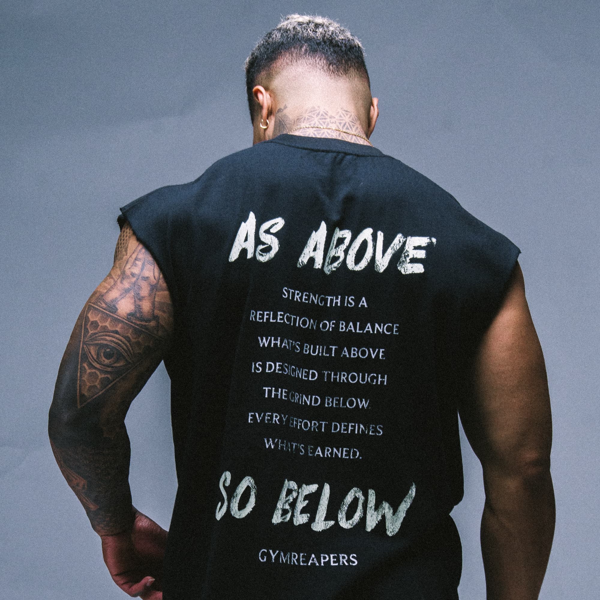 The Manifesto Cut Off - Black - Image 4
