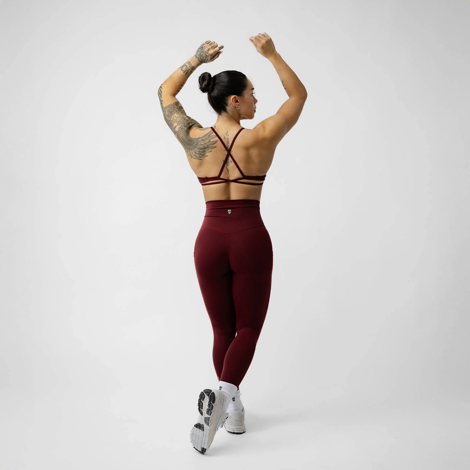 Victory Leggings - Wine - Image 4