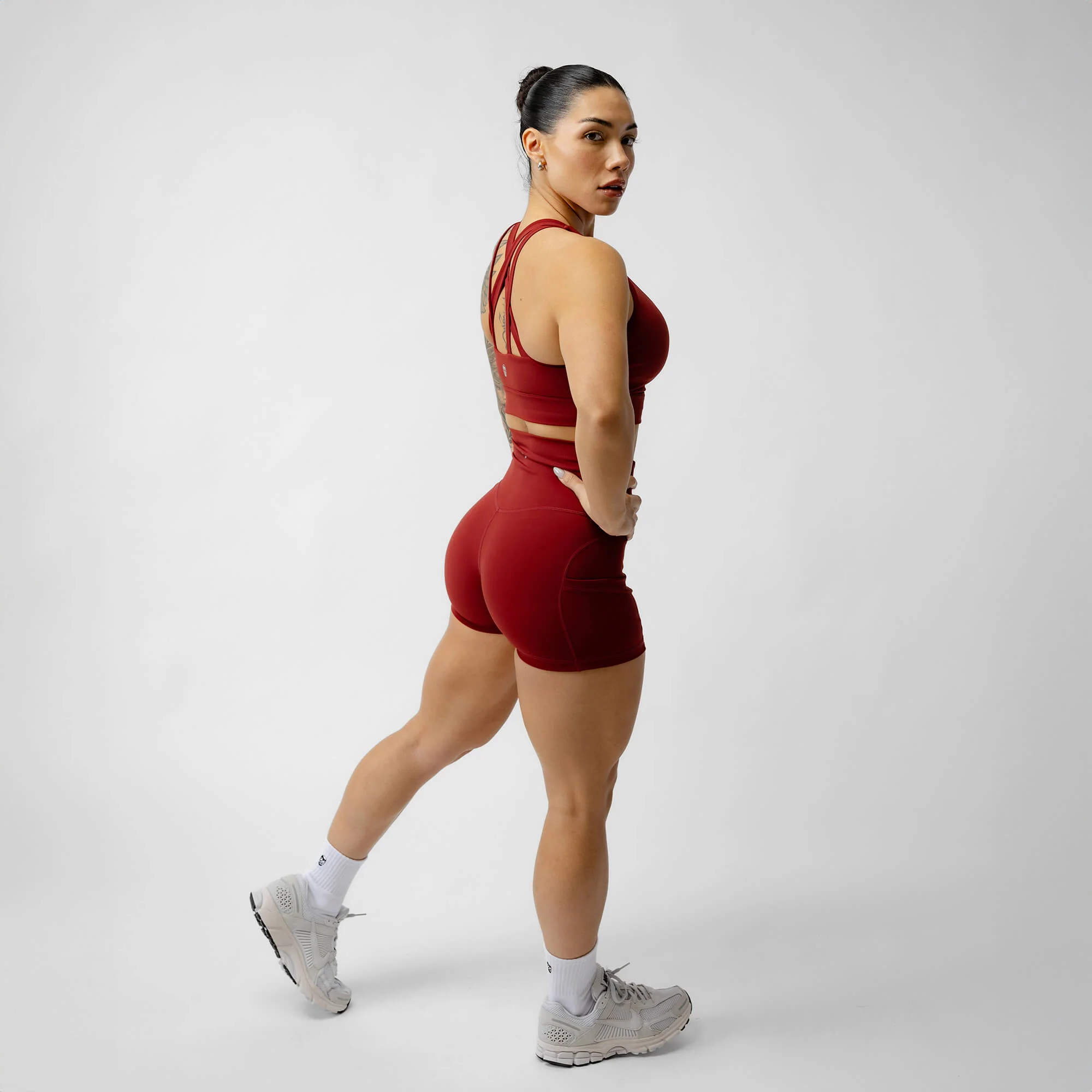 Victory Shorts - Ember Red - Image 3